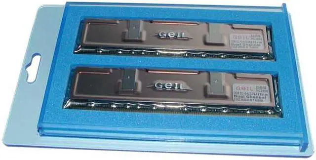 Alt view image 2 of 2 - GeIL Ultra Series 512MB (2 x 256MB) DDR 400 (PC 3200) Dual Channel Kit System Memory Model GL5123200DC