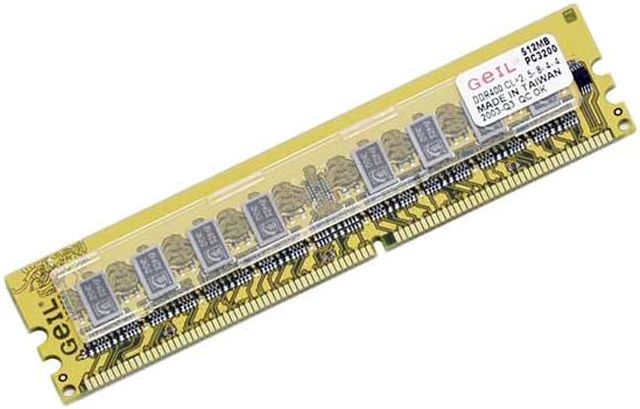 GeIL Golden Dragon 512MB DDR 400 (PC 3200) System Memory Model GD3200 ...