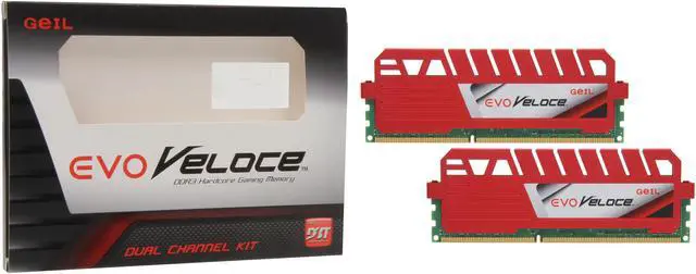Alt view image 3 of 3 - GeIL EVO Veloce Series 16GB (2 x 8GB) DDR3 2133 (PC3 17000) Desktop Memory Model GEV316GB2133C11DC