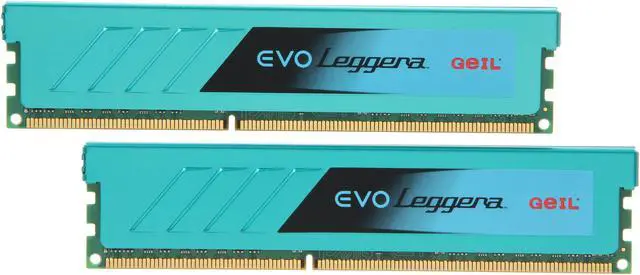 Main image of GeIL EVO Leggara Series 16GB (2 x 8GB) DDR3 1333 (PC3 10666) Desktop Memory Model GEL316GB1333C9DC
