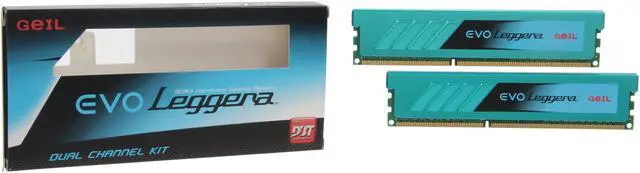 Alt view image 3 of 3 - GeIL EVO Leggara Series 16GB (2 x 8GB) DDR3 1333 (PC3 10666) Desktop Memory Model GEL316GB1333C9DC