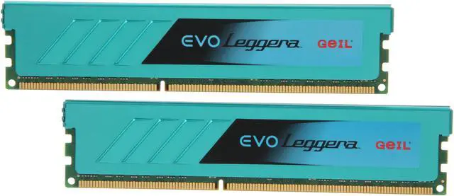 Main image of GeIL EVO Leggara Series 8GB (2 x 4GB) DDR3 1600 (PC3 12800) Desktop Memory Model GEL38GB1600C9DC