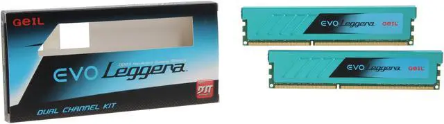 Alt view image 3 of 3 - GeIL EVO Leggara Series 8GB (2 x 4GB) DDR3 1600 (PC3 12800) Desktop Memory Model GEL38GB1600C9DC