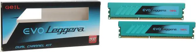 Alt view image 3 of 3 - GeIL EVO Leggara Series 8GB (2 x 4GB) DDR3 1866 (PC3 14900) Desktop Memory Model GEL38GB1866C9DC