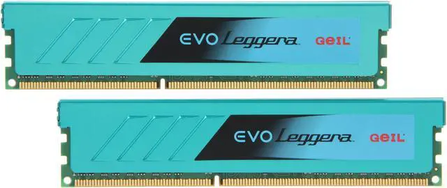 Main image of GeIL EVO Leggara Series 16GB (2 x 8GB) DDR3 1866 (PC3 14900) Desktop Memory Model GEL316GB1866C10DC
