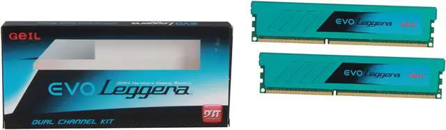 Alt view image 3 of 3 - GeIL EVO Leggara Series 8GB (2 x 4GB) DDR3 2133 (PC3 17000) Desktop Memory Model GEL38GB2133C11DC