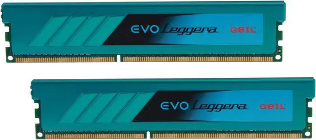 Main image of GeIL EVO Leggara Series 8GB (2 x 4GB) DDR3 2400 (PC3 19200) Desktop Memory Model GEL38GB2400C11ADC
