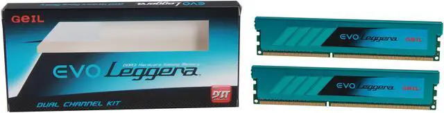 Alt view image 3 of 3 - GeIL EVO Leggara Series 8GB (2 x 4GB) DDR3 2400 (PC3 19200) Desktop Memory Model GEL38GB2400C11ADC