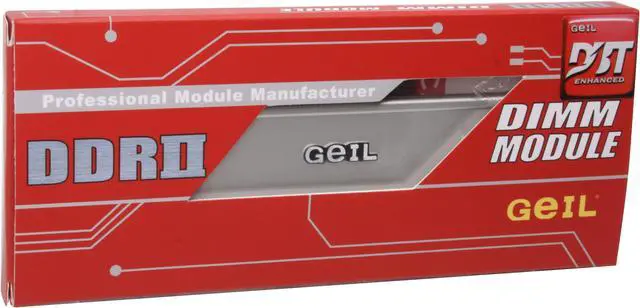 Alt view image 3 of 3 - GeIL 1GB DDR2 667 (PC2 5300) System Memory Model GX21GB5300X