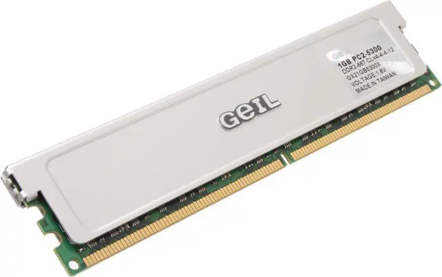 Main image of GeIL 1GB DDR2 667 (PC2 5300) System Memory Model GX21GB5300X