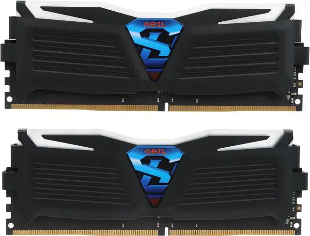 Main image of GeIL SUPER LUCE 16GB (2 x 8GB) DDR4 2400 (PC4 19200) Desktop Memory Model GLW416GB2400C15DC