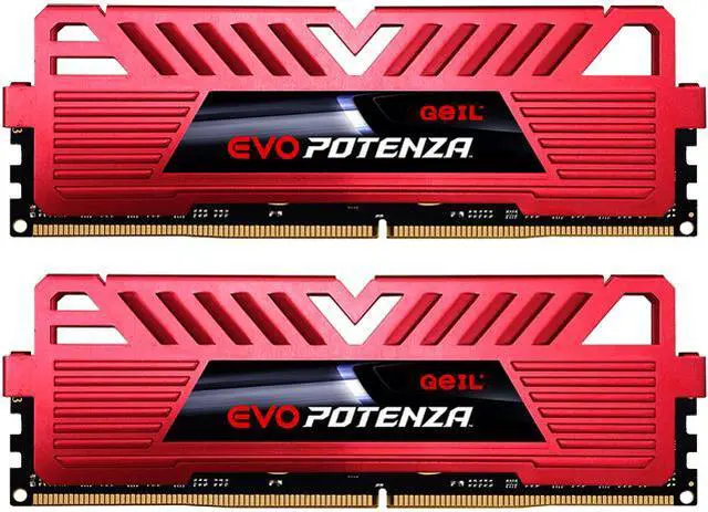Main image of GeIL EVO POTENZA 16GB (2 x 8GB) DDR4 3000 (PC4 24000) Desktop Memory Model GPR416GB3000C15ADC