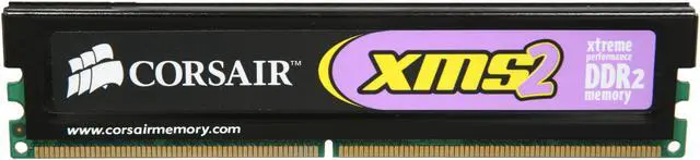 Main image of CORSAIR XMS2 1GB DDR2 800 (PC2 6400) Desktop Memory Model CM2X1024-6400