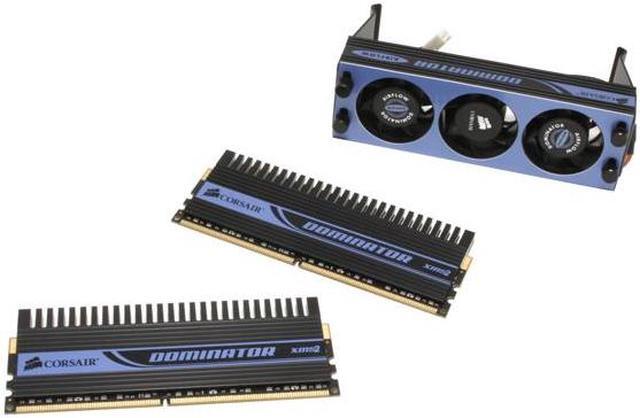 Alt view image 2 of 7 - CORSAIR Dominator 2GB (2 x 1GB) DDR2 800 (PC2 6400) Dual Channel Kit Desktop Memory Model TWIN2X2048-6400C3DF