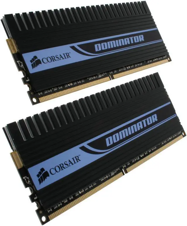 Alt view image 2 of 8 - CORSAIR DOMINATOR 4GB (2 x 2GB) DDR2 1066 (PC2 8500) Dual Channel Kit Desktop Memory Model TWIN2X4096-8500C5DF
