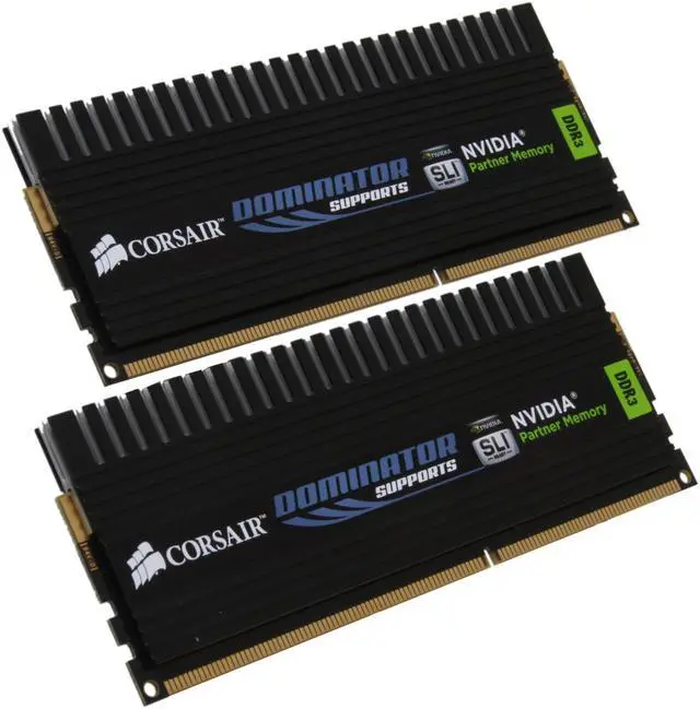 Main image of CORSAIR DOMINATOR 2GB (2 x 1GB) DDR3 2000 (PC3 16000) Dual Channel Kit Desktop Memory Model TW3X2G2000C9DFNV