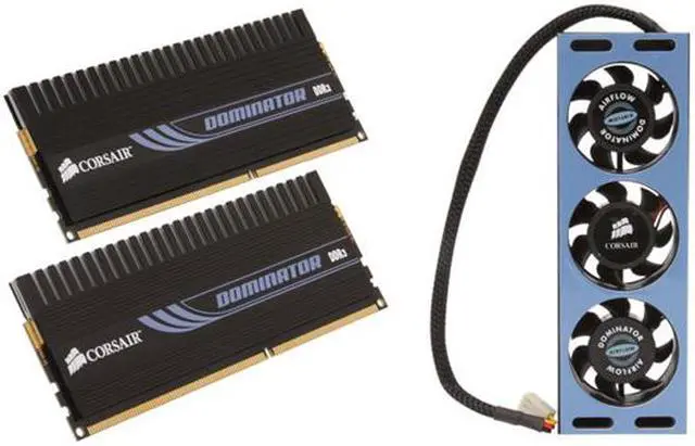 Main image of CORSAIR DOMINATOR 2GB (2 x 1GB) DDR3 2133 (PC3 17066) Dual Channel Kit Desktop Memory Model TW3X2G2133C9DF