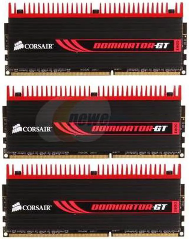 Alt view image 2 of 5 - CORSAIR DOMINATOR GT 6GB (3 x 2GB) DDR3 1866 Desktop Memory with Airflow Fan Model TR3X6G1866C7GTF G