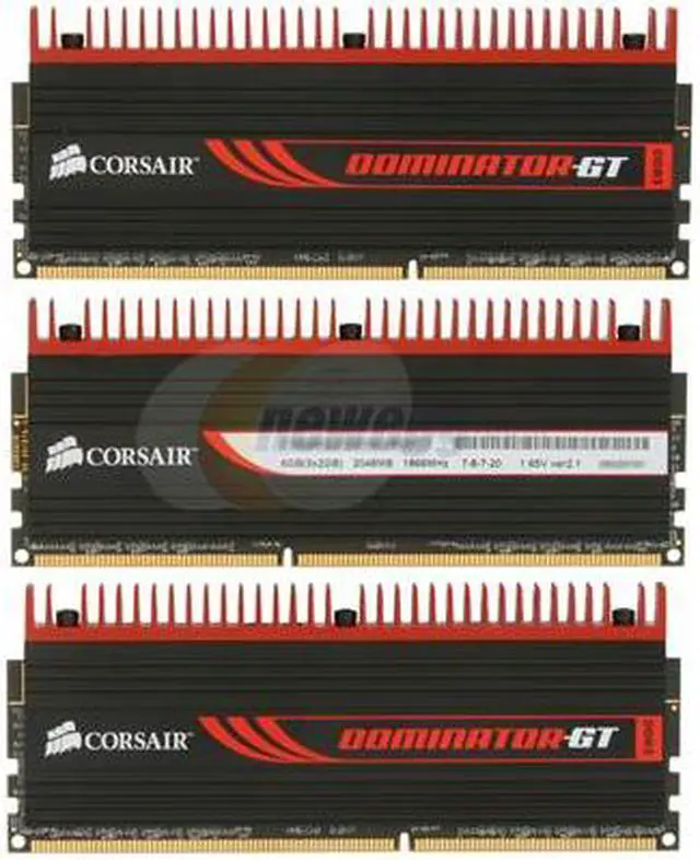 Alt view image 2 of 5 - CORSAIR DOMINATOR GT 6GB (3 x 2GB) DDR3 1866 (PC3 15000) Desktop Memory Model CMG6GX3M3A1866C7