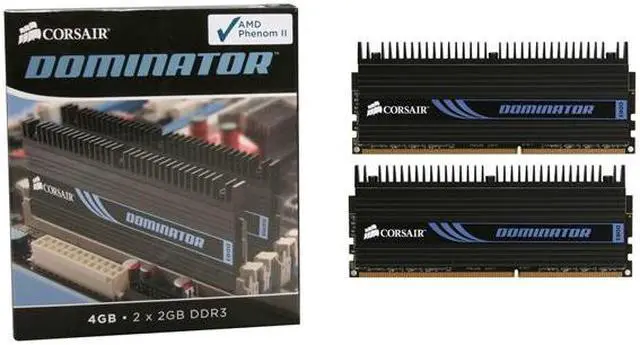 Alt view image 3 of 3 - CORSAIR DOMINATOR 4GB (2 x 2GB) DDR3 1600 (PC3 12800) Desktop Memory Model CMD4GX3M2B1600C8