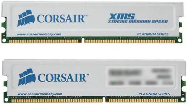 Alt view image 2 of 3 - CORSAIR XMS 2GB (2 x 1GB) DDR 400 (PC 3200) Desktop Memory Model CMC2GX1M2A400C3