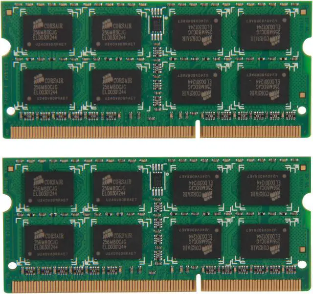 Alt view image 2 of 4 - CORSAIR ValueSelect 8GB (2 x 4GB) 204-Pin DDR3 SO-DIMM DDR3 1333 (PC3 10600) Laptop Memory Model CMSO8GX3M2A1333C9