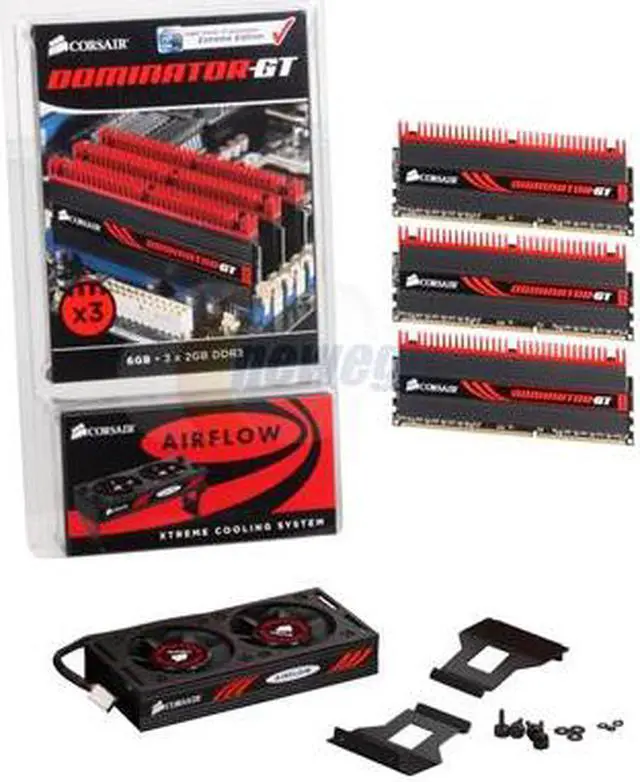 Alt view image 4 of 4 - CORSAIR DOMINATOR GT 6GB (3 x 2GB) DDR3 1600 (PC3 12800) Desktop Memory Model CMT6GX3M3A1600C7
