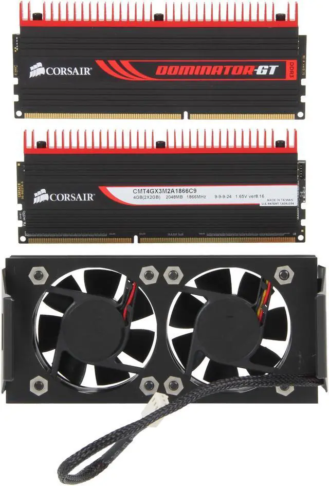 Alt view image 2 of 6 - CORSAIR DOMINATOR GT 4GB (2 x 2GB) DDR3 1866 Desktop Memory Model CMT4GX3M2A1866C9