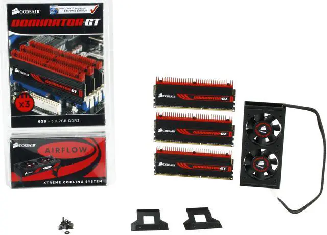 Alt view image 4 of 4 - CORSAIR DOMINATOR GT 6GB (3 x 2GB) DDR3 1866 Desktop Memory Model CMT6GX3M3A1866C9