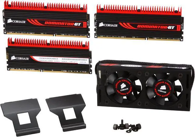 Alt view image 3 of 5 - CORSAIR DOMINATOR GT 6GB (3 x 2GB) DDR3 2000 (PC3 16000) Desktop Memory Model CMT6GX3M3A2000C8