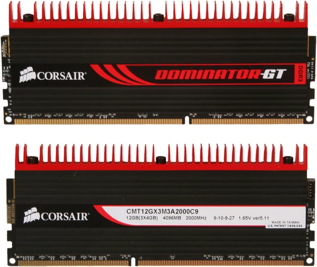 CORSAIR DOMINATOR GT 12GB (3 x 4GB) DDR3 2000 (PC3 16000) Desktop