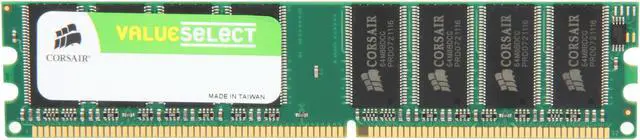 Main image of CORSAIR 512MB DDR 333 (PC 2700) Desktop Memory Model VS512MB333