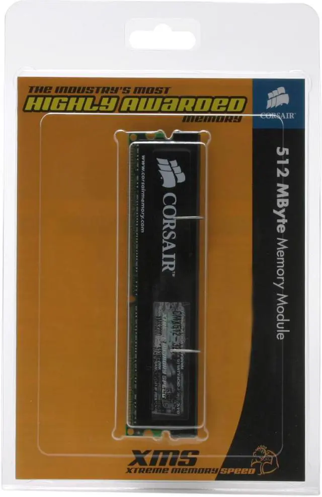 Alt view image 2 of 2 - CORSAIR XMS 512MB DDR 400 (PC 3200) Desktop Memory Model CMX512-3200C2