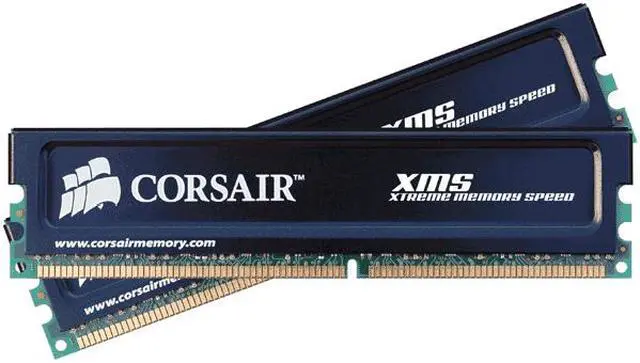 Main image of CORSAIR XMS 1GB (2 x 512MB) DDR 400 (PC 3200) Dual Channel Kit Desktop Memory Model TWINX1024-3200C2