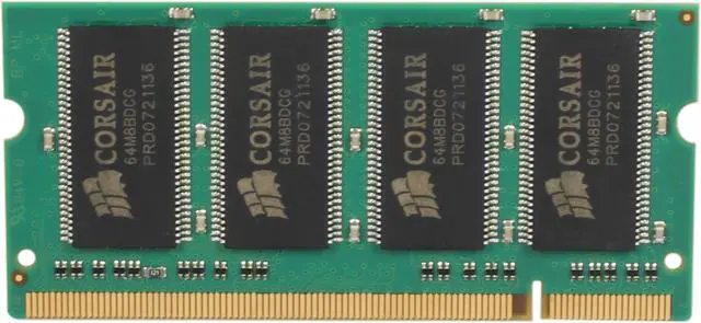 Alt view image 2 of 3 - CORSAIR 512MB 200-Pin DDR SO-DIMM DDR 400 (PC 3200) Laptop Memory Model VS512SDS400