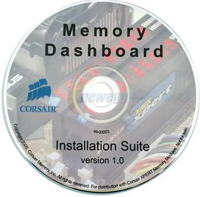 Alt view image 3 of 4 - CORSAIR XMS 1GB (2 x 512MB) DDR 400 (PC 3200) Dual Channel Kit Desktop Memory Model TWINXP1024-3200XL