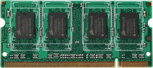 Alt view image 2 of 3 - CORSAIR 1GB 200-Pin DDR2 SO-DIMM DDR2 533 (PC2 4200) Laptop Memory Model VS1GSDS533D2