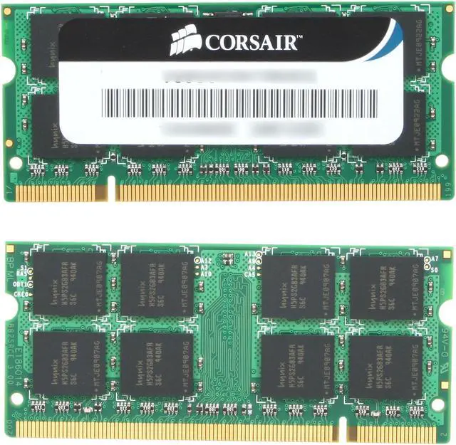 Alt view image 2 of 3 - CORSAIR 8GB (2 x 4GB) 200-Pin DDR2 SO-DIMM DDR2 800 (PC2 6400) Laptop Memory Model VS8GSDSKIT800D2