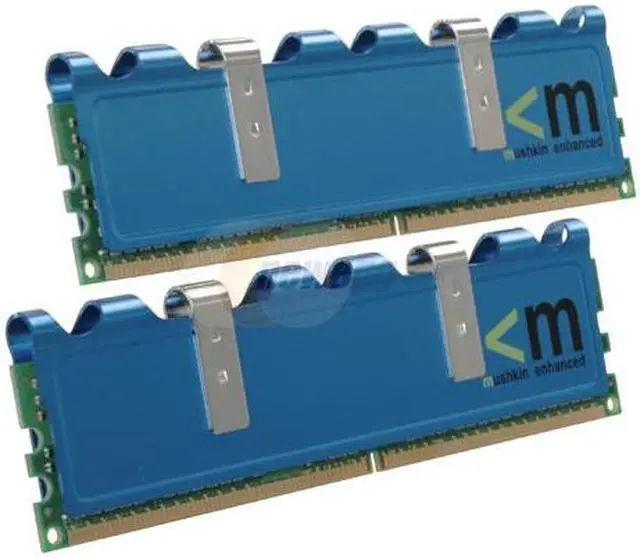 Alt view image 2 of 5 - Mushkin Enhanced Blackline 2GB (2 x 1GB) DDR2 667 (PC2 5300) Dual Channel Kit Desktop Memory Model 996521