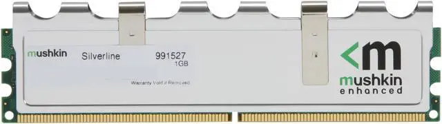 Alt view image 2 of 3 - Mushkin Enhanced Silverline 1GB DDR2 800 (PC2 6400) Desktop Memory Model 991527