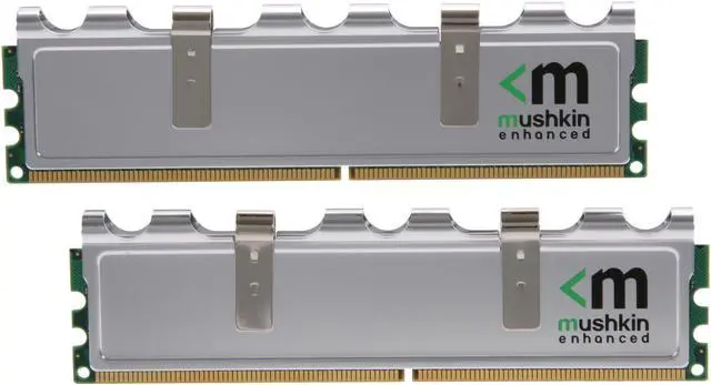 Main image of Mushkin Enhanced Silverline 2GB (2 x 1GB) DDR2 800 (PC2 6400) Dual Channel Kit Desktop Memory Model 996527