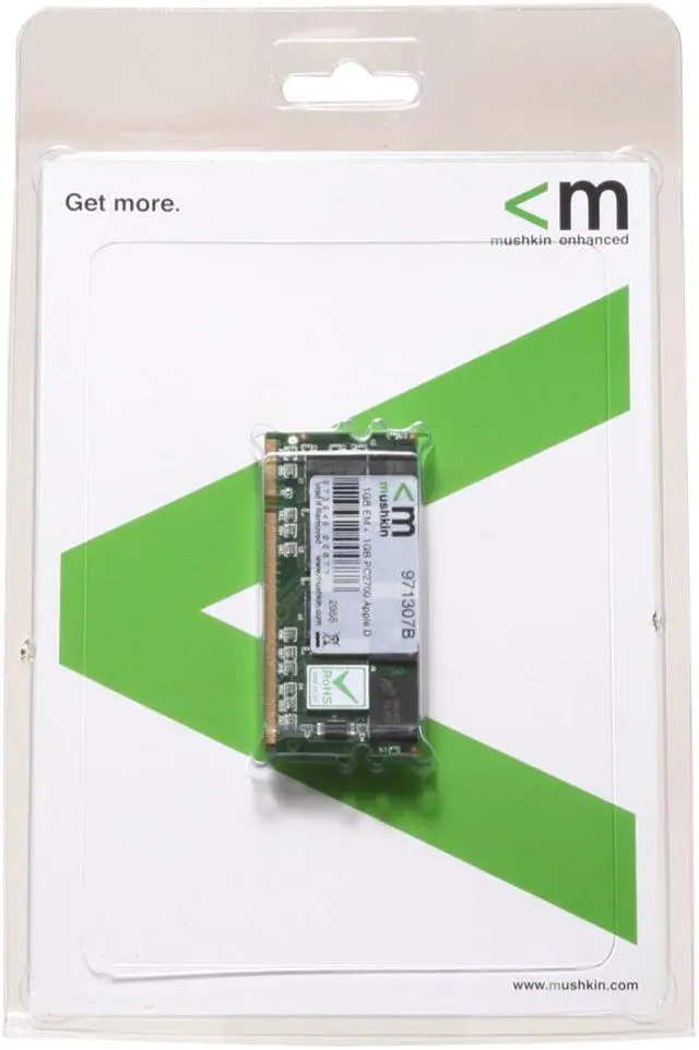 Alt view image 2 of 2 - Mushkin Enhanced 1GB DDR 333 (PC 2700) Memory for Apple Notebook Model 971307B