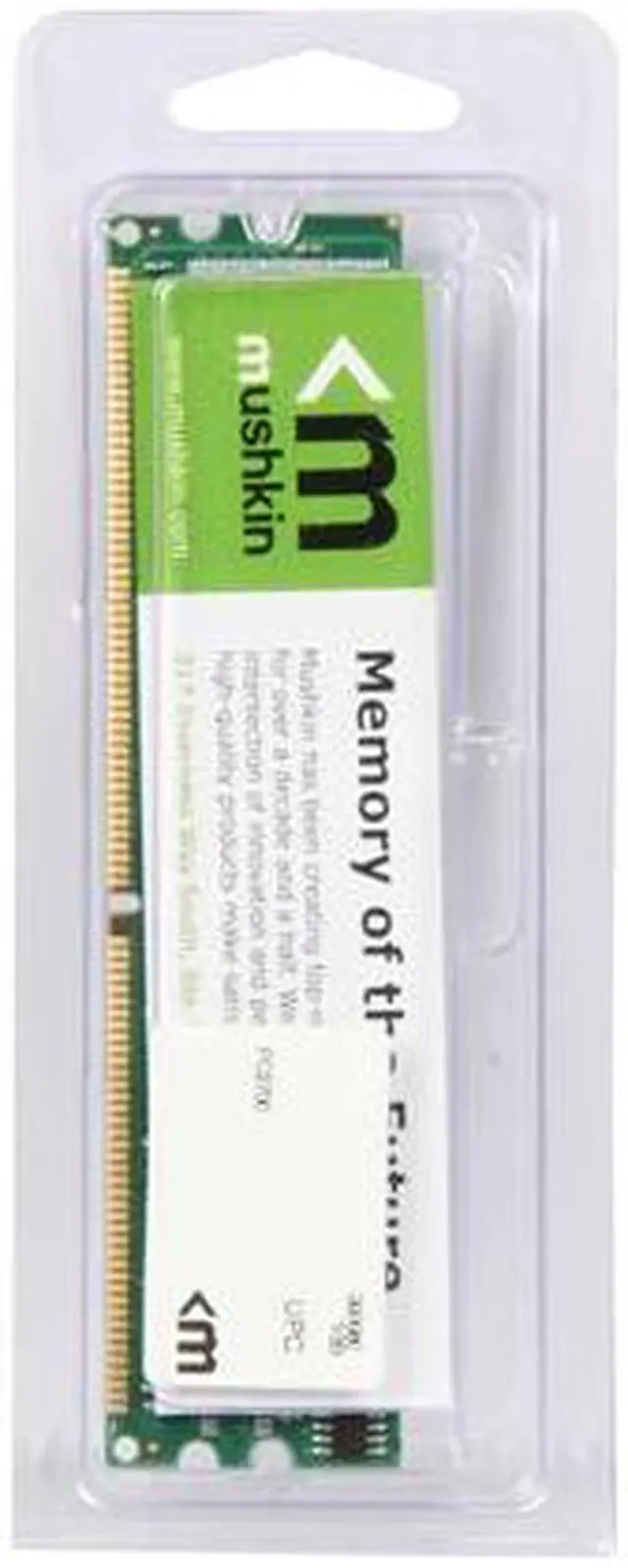Alt view image 3 of 3 - Mushkin Enhanced Essentials 1GB DDR 333 (PC 2700) Desktop Memory Model 990980