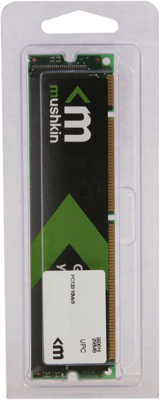 Alt view image 3 of 3 - Mushkin Enhanced Essentials 256MB PC 133 Desktop Memory Model 990614