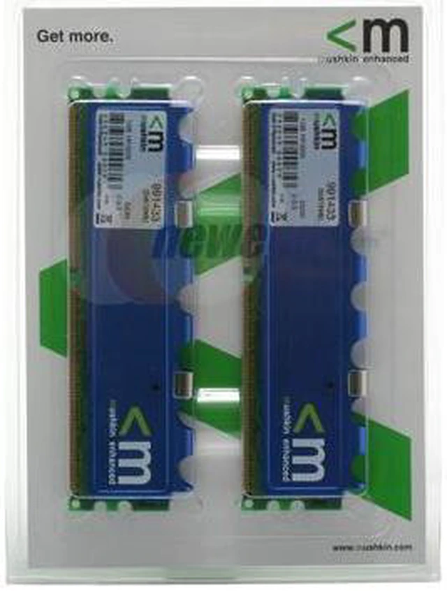 Mushkin Mushkin Enhanced 1GB (2 x 512MB) DDR 400 (PC 3200) Dual Channel Kit ...