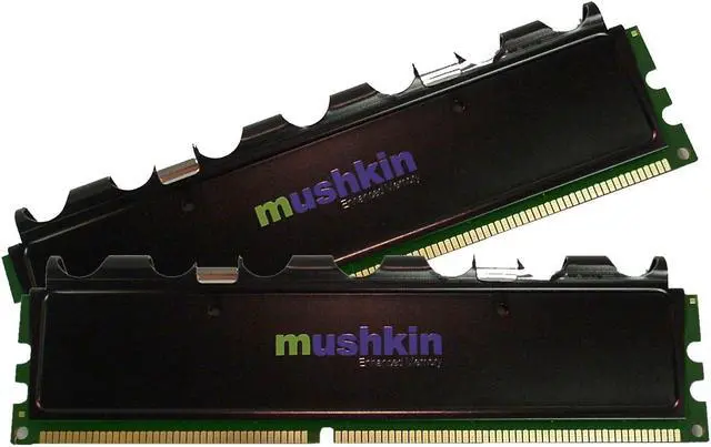 Main image of Mushkin Enhanced XP4400 Dual Pack 1GB (2 x 512MB) DDR 550 (PC 4400) Dual Channel Kit System Memory Model 991400
