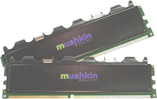 Alt view image 3 of 3 - Mushkin Enhanced XP4400 Dual Pack 1GB (2 x 512MB) DDR 550 (PC 4400) Dual Channel Kit System Memory Model 991400