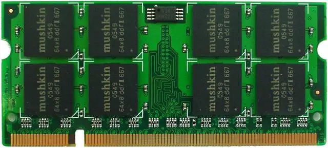 Main image of Mushkin Enhanced 1GB 200-Pin DDR2 SO-DIMM DDR2 533 (PC2 4200) Laptop Memory Model 991395