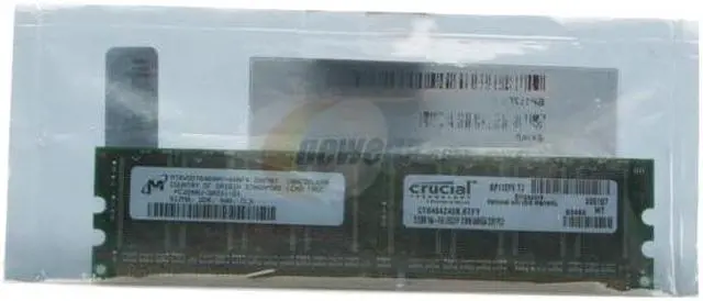 Main image of Crucial 512MB DDR 400 (PC 3200) Desktop Memory Model CT6464Z40B.8T - OEM