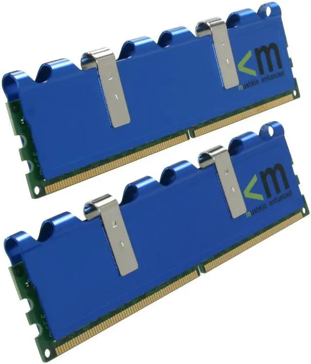 Main image of Mushkin Enhanced Blackline 2GB (2 x 1GB) DDR2 800 (PC2 6400) with EPP Profile Desktop Memory Model 996533